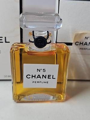 Vintage Chanel No. 5 Perfume 1/3 oz / 10 ML NIB Bottle Is Sealed