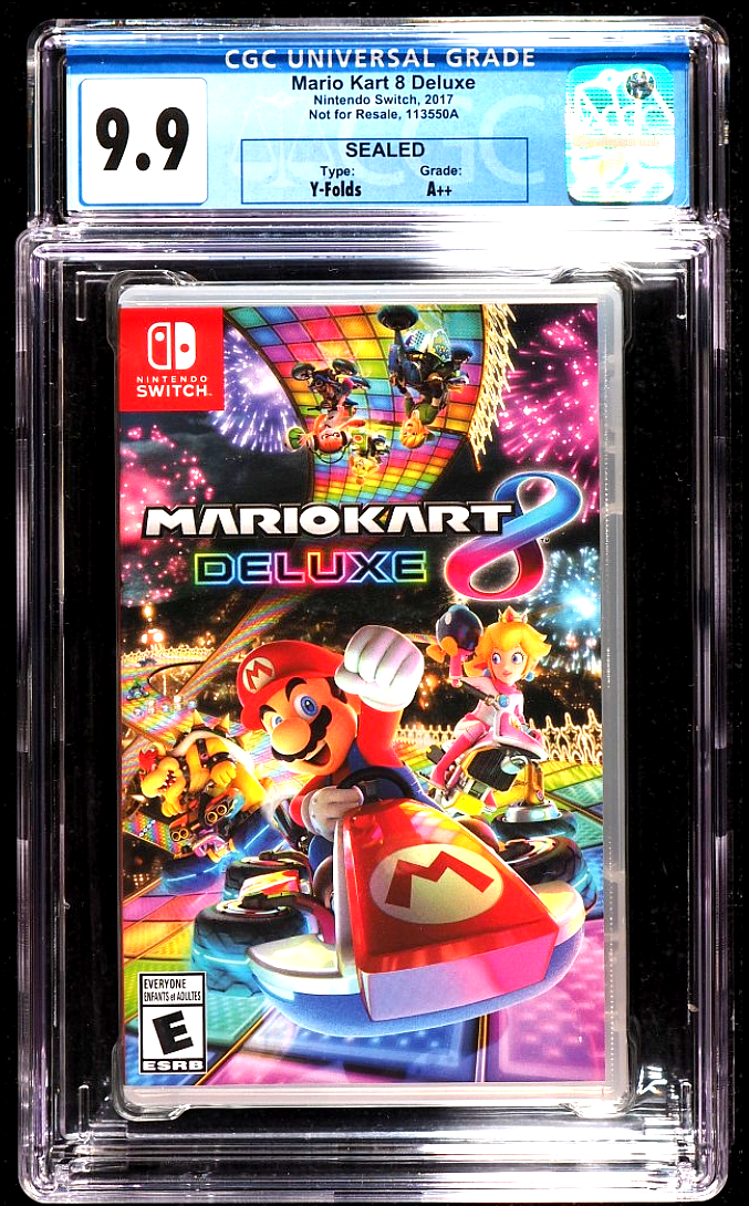 MARIO KART 8 DELUXE [NFR] (NINTENDO SWITCH) CGC 9.9 A++ FIRST