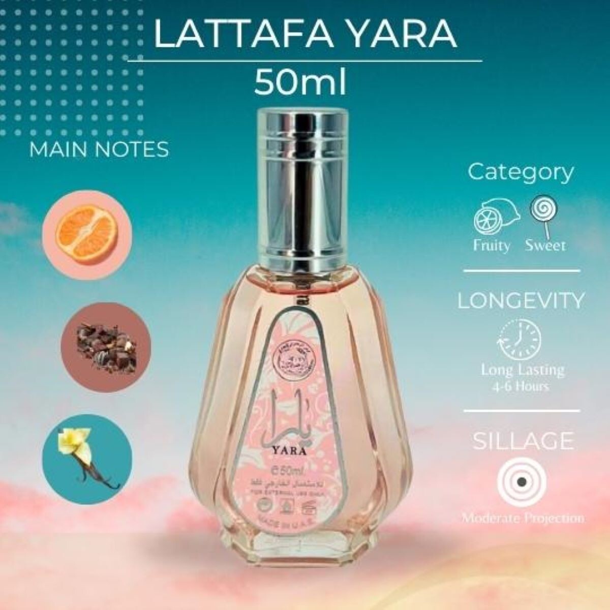 Yara EDP- 50 ML (1.7Oz) By Ard Al Zaafaran | Perfume For Women | eBay