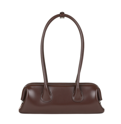 OSOI] BOAT WIDE MINI [CHOCO BROWN] - Korean Designer Shoulder Bag