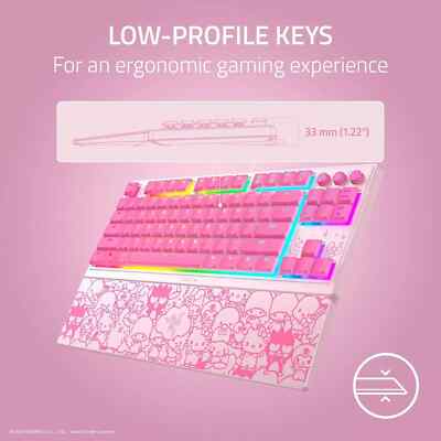 Razer Ornata V3 Tenkeyless - US - Hello Kitty and Friends Edition