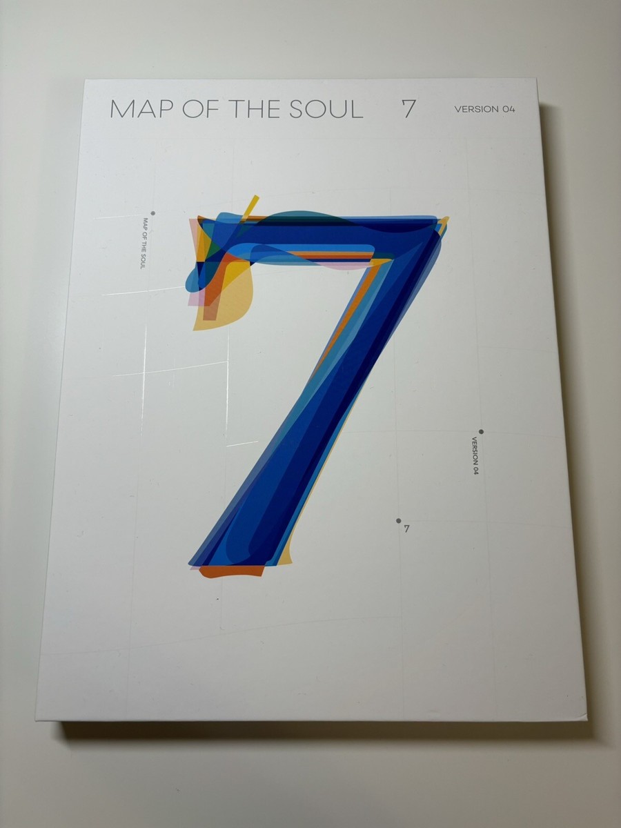 BTS Map of the Soul MOTS 7 (Version 4) Album, Includes Group Photo