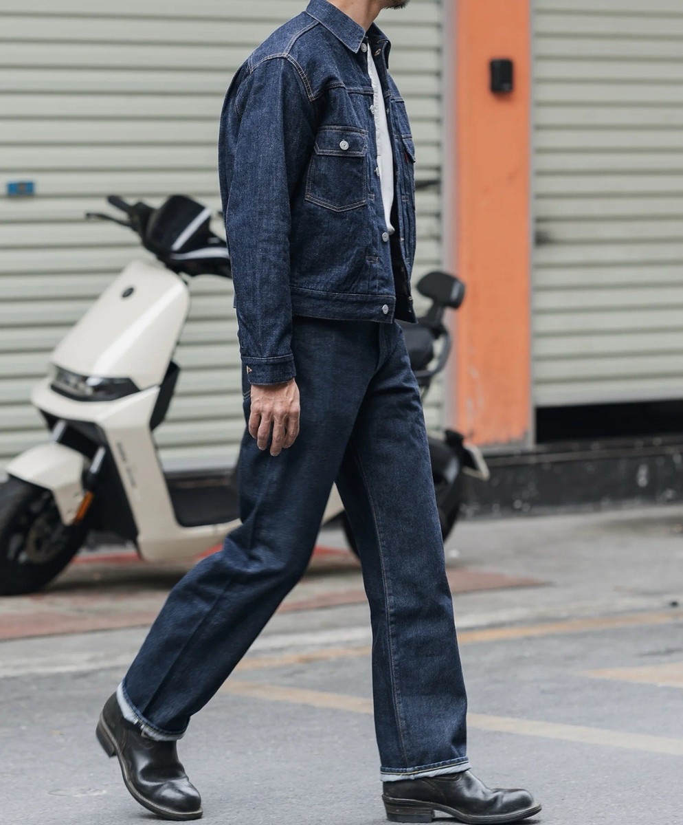 Lot 801ZXX 1954 Selvedge Denim Jeans Bronson Mfg. Co. 29x30 | eBay