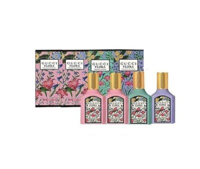 Gucci Flora Gorgeous 4 x 5 ml Miniature Womens Perfume Gift Set