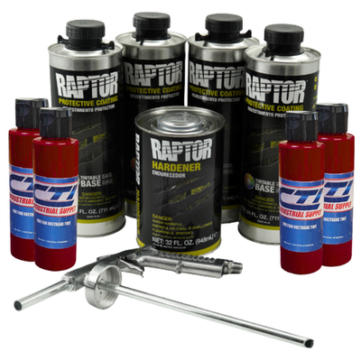 U-Pol Raptor Bedliner Kit Blood Red 4 Liters | eBay