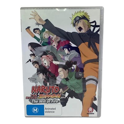 Naruto Shippuden The Movie: The Will of Fire DVD - Region 4, PAL