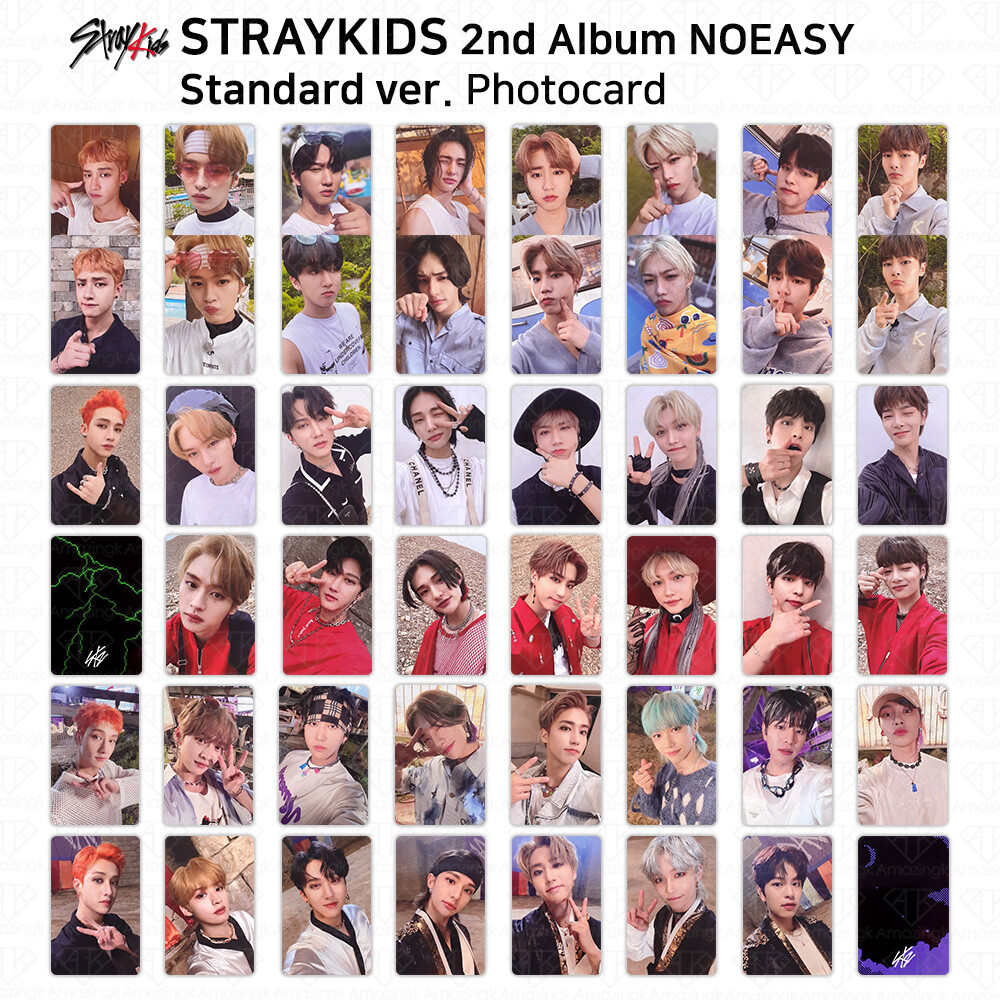 Stray Kids 2nd Album NOEASY Official Photocard Standard Ver KPOP K