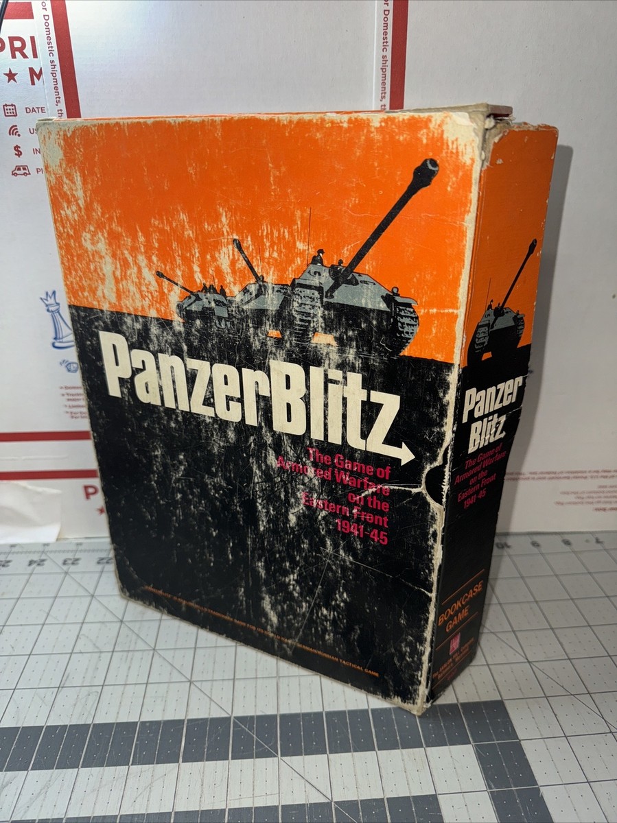 1970 Panzer Blitz RPG Board Game Avalon Hill Incomplete Tokens | eBay