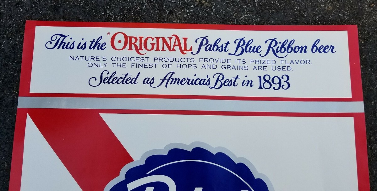 Lot 100 Original 1970's Pabst Blue Ribbon PBR Beer Sign Bar Poster