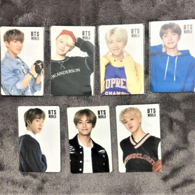 BTS WORLD OST ALBUM Official Coupon double Photocard Photo Card PC