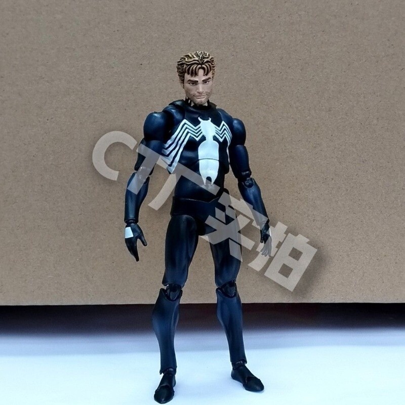 In Stock！new MAFEX No.147 Spider-Man Black COMIC Ver. Action