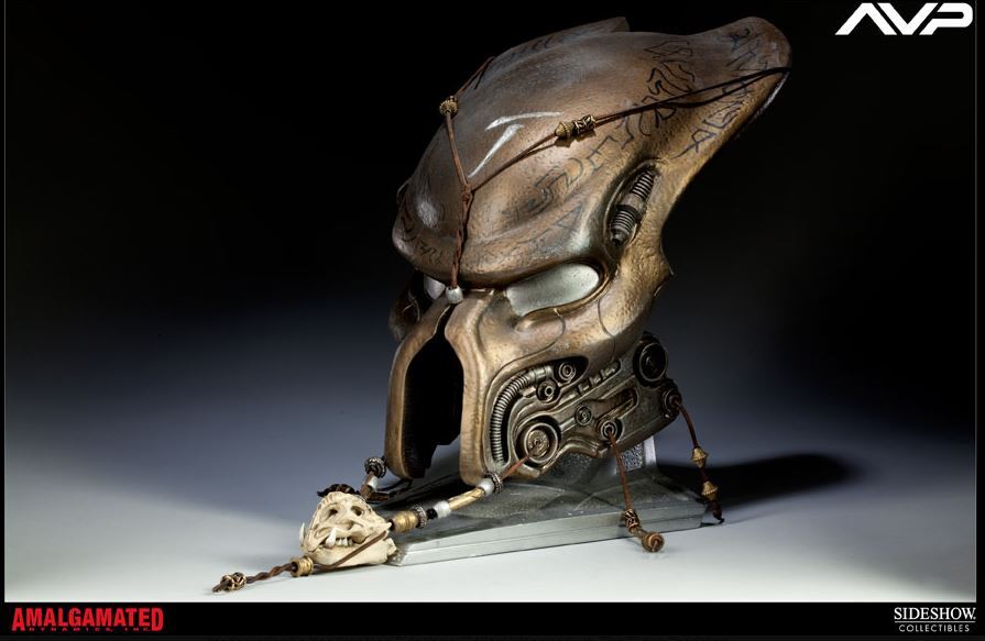 Sideshow AVP ELDER PREDATOR CEREMONIAL Mask Life-Size Prop Replica
