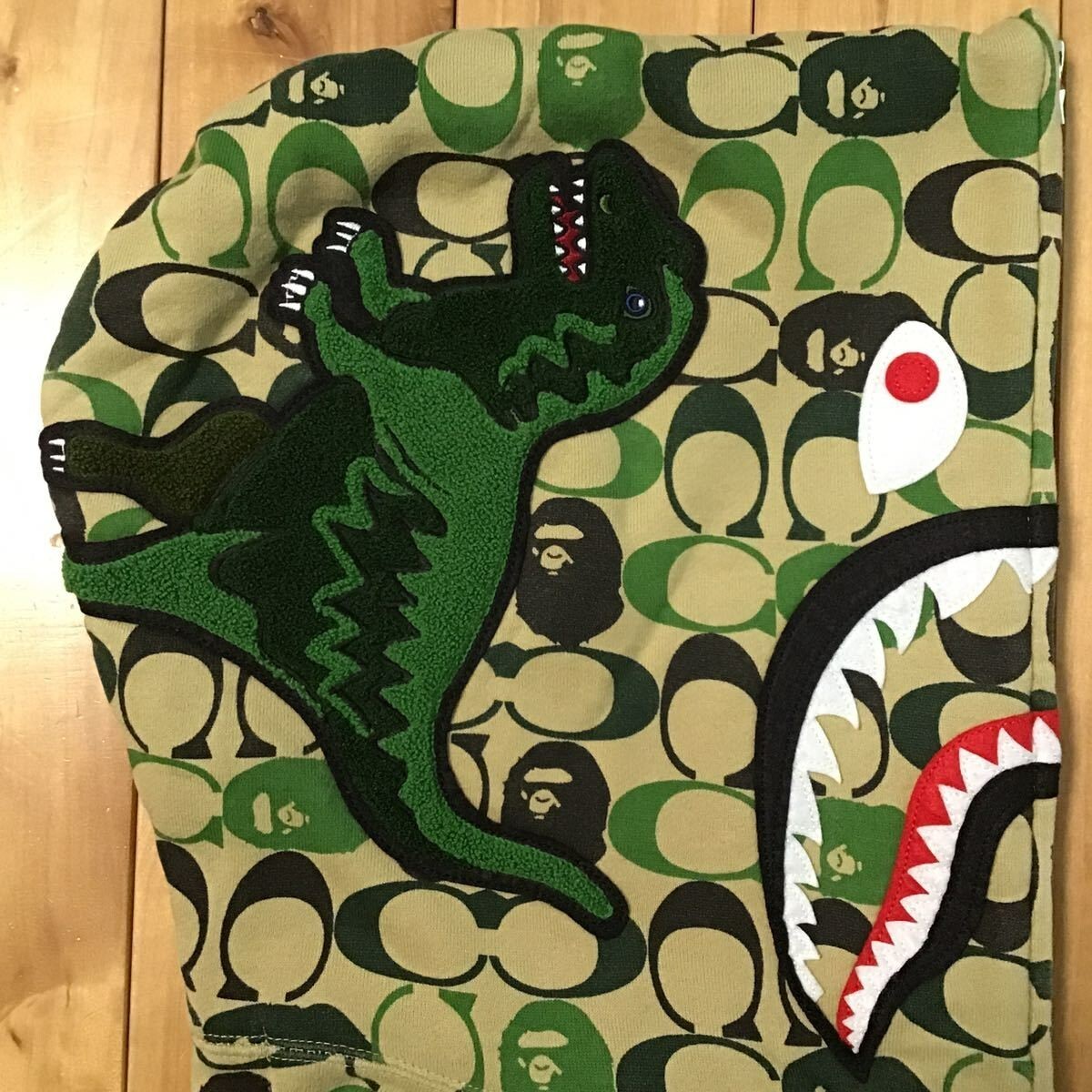 BAPE × COACH shark full zip hoodie A Bathing Ape Size S | eBay