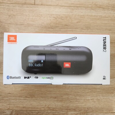 JBL TUNER 2 FM Portable FM Radio & Bluetooth Speaker Black | eBay