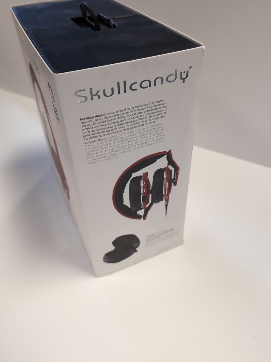 SKULLCANDY Mix Master DJ Headphones CHICAGO BULLS NBA S6MMDM-164