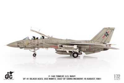 F-14A Tomcat, US Navy, VF-41 Black Aces, Gulf of Sidra, 1/72, JCW
