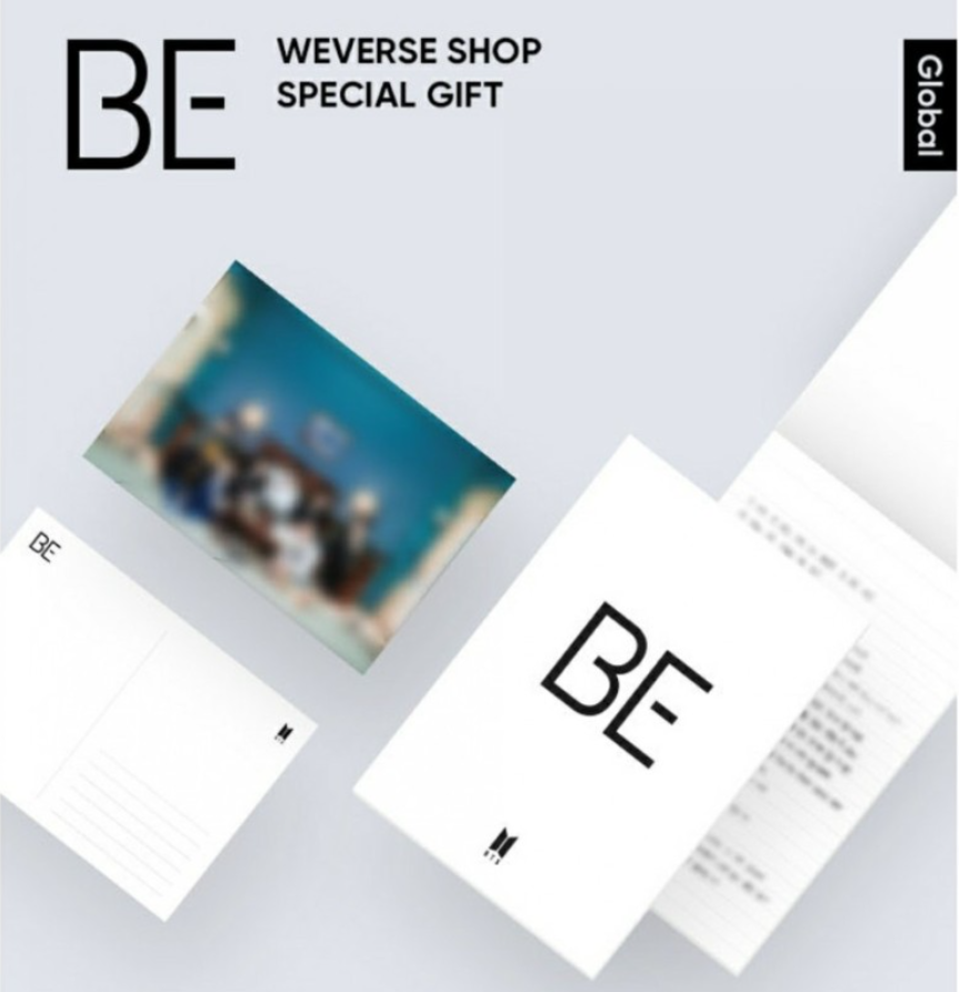 BTS Official BE Deluxe Edition Album CD Full Set + Special Gift