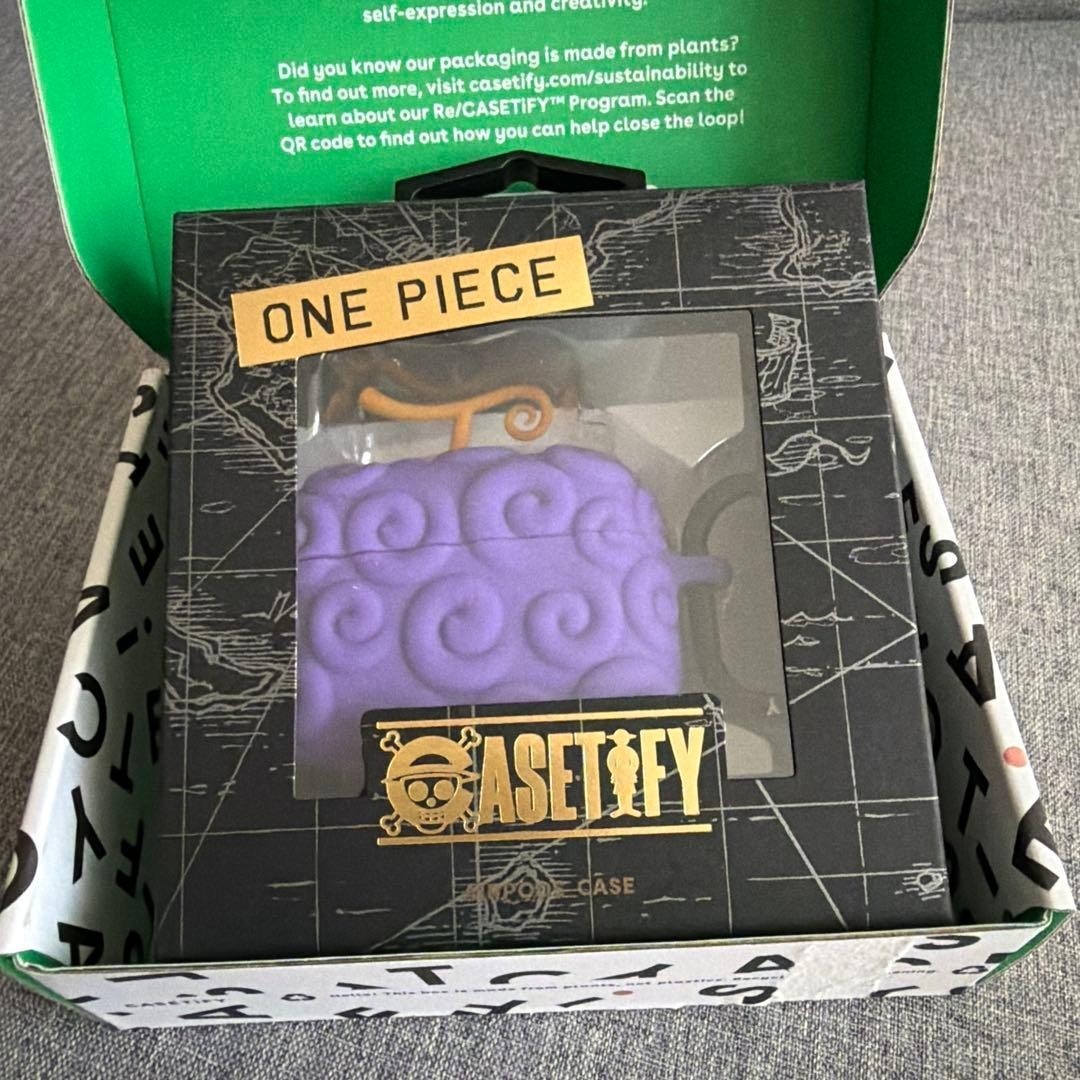 CASETiFY x One Piece Limited Gum-Gum Fruit AirPods pro2 Case japan