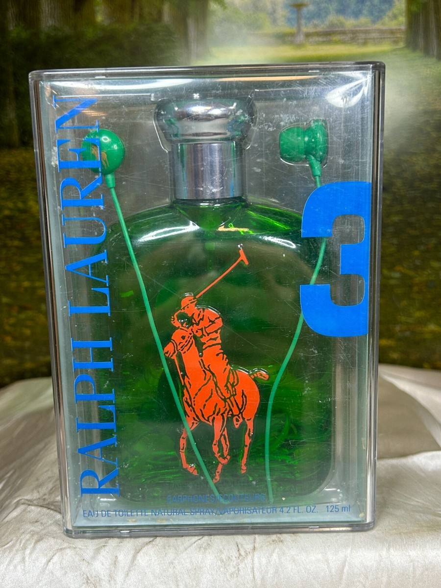 RALPH LAUREN 3 THE BIG PONY COLLECTION 125ML EDT SPRAY/ EARPHONES