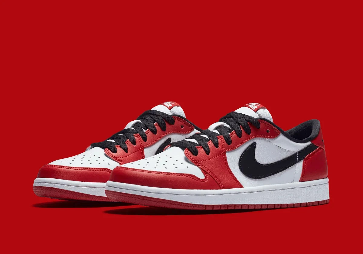 Nike Air Jordan 1 Low OG Chicago 2025 Red White Black HQ6998-600