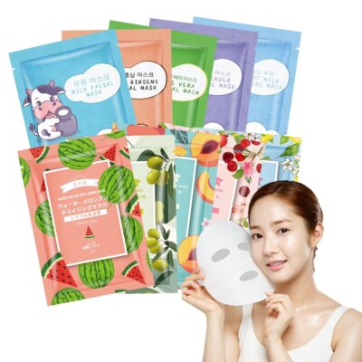 Mooyam Korean Japanese Moisturising Hydrating Facial Mask Sheet