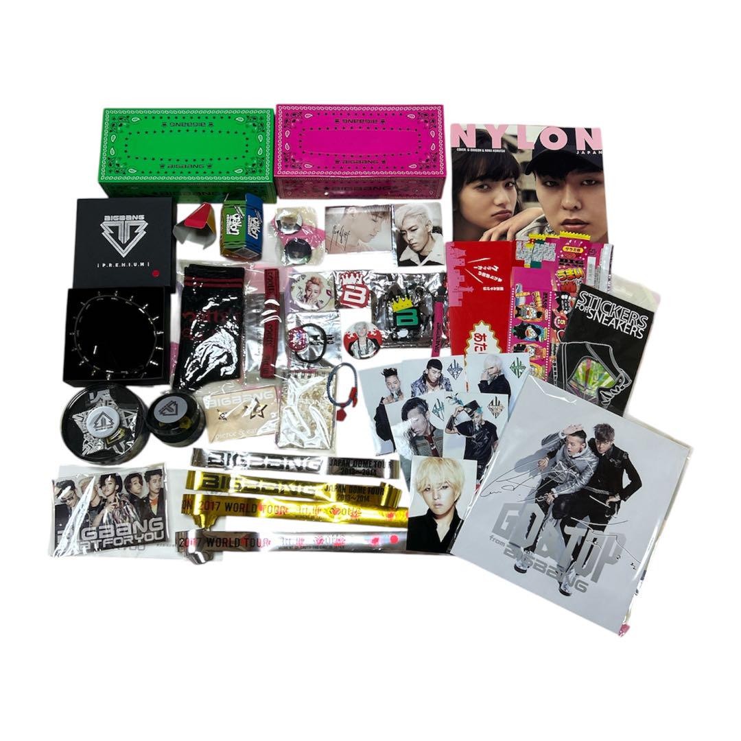 BIGBANG GD&TOP G-Dragon Taeyang Official Goods Lot 140+ Items