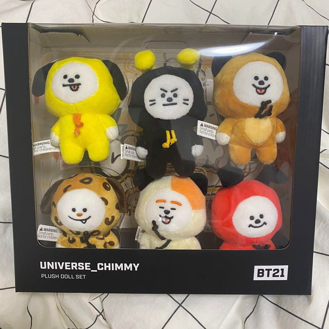 NEW BTS BT21 UNIVERSE PLUSH DOLL Set chimmy stuffed toy Limited