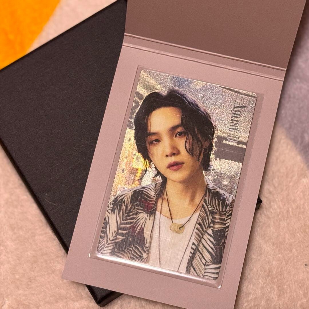 BTS SUGA Agust D D-DAY Trading Photo Card Metallic Official Goods