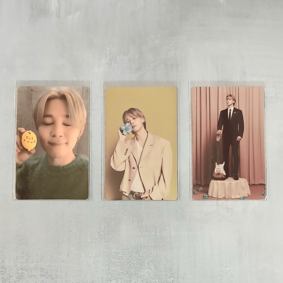 BTS Jimin Muse Album Lucky Draw Photo Card - Weverse Smeraldo