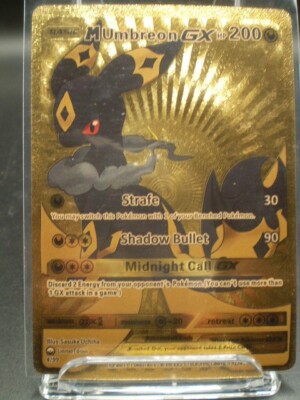 M Umbreon GX Silver Fan Art Pokemon Card NM | eBay