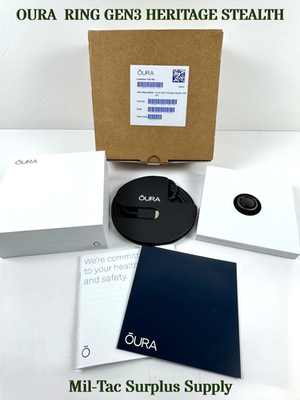 OURA RING GEN3 HERITAGE STEALTH - ASST SIZES- OPEN BOX NEW | eBay