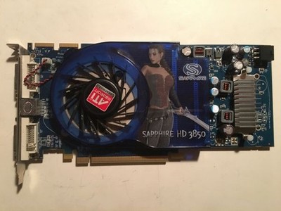 Saphire hd 3850 ati radeon hd3850 512mb gddr3 pci-e dual dvi-i/tvo