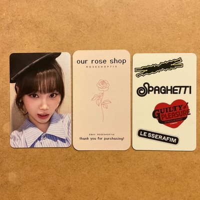 LE SSERAFIM SPAGHETTI Zipup Hoodie トレカ無し LE SSERAFIM