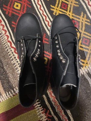 Red Wing Boots 9070 PLAIN TOE US 6 D Leather Black NIB | eBay