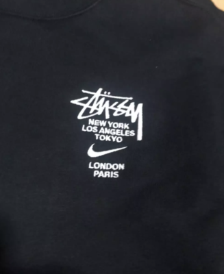 Nike x Stussy International Crewneck Sweatshirt Black S/S 21 | eBay