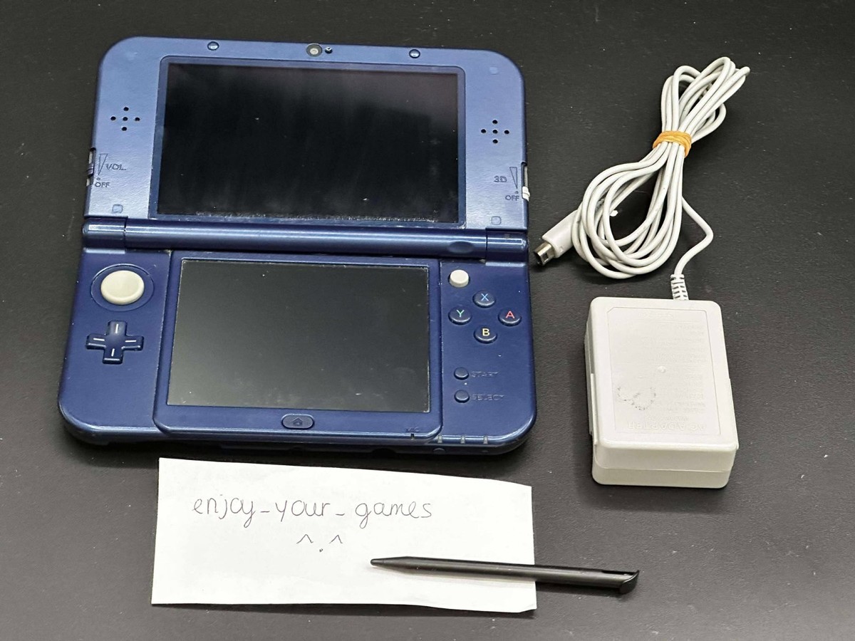 Nintendo New 3DS XL LL Blue | English | Charger | USA Seller