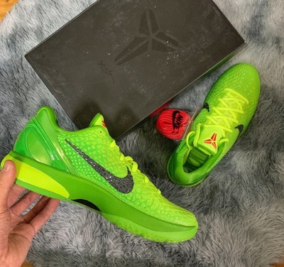 Size 13 - Nike Zoom Kobe 6 Protro Low Grinch for sale online | eBay