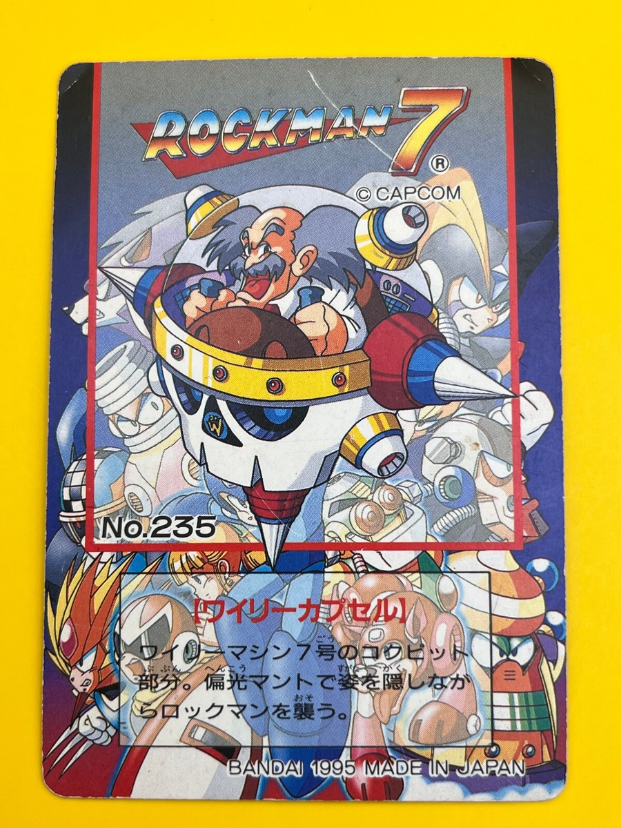 Spring Man Rock Man 7 Mega Man Card No.25 TCG Capcom Bandai 1995