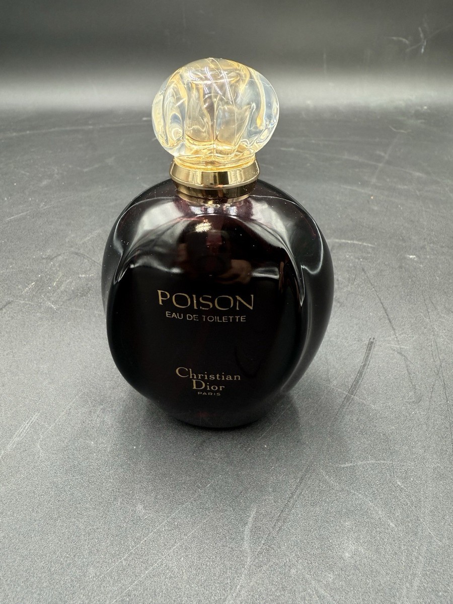 POISON BY CHRISTIAN DIOR 100ML EDT VINTAGE SPRAY 90% | eBay
