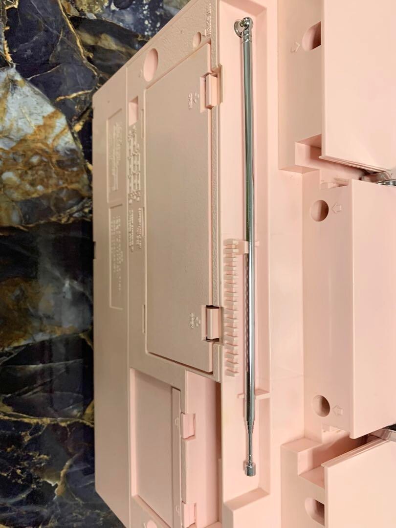 Panasonic SG-J500 Rare Pink Retro Turntable Cassette Radio Stereo