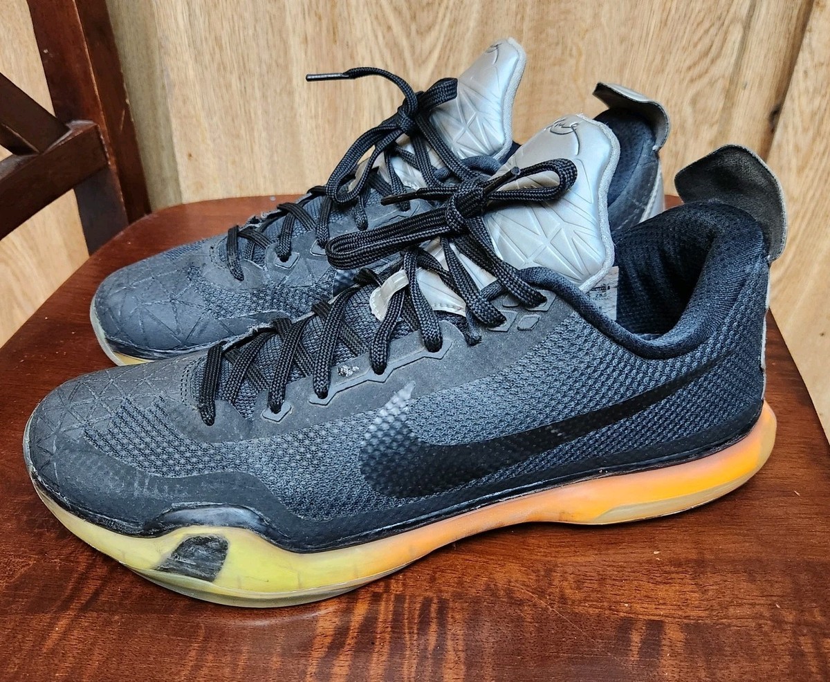 Nike Kobe 10 All Star Black Orange 742546-097 Mens Sz 10.5 Lace
