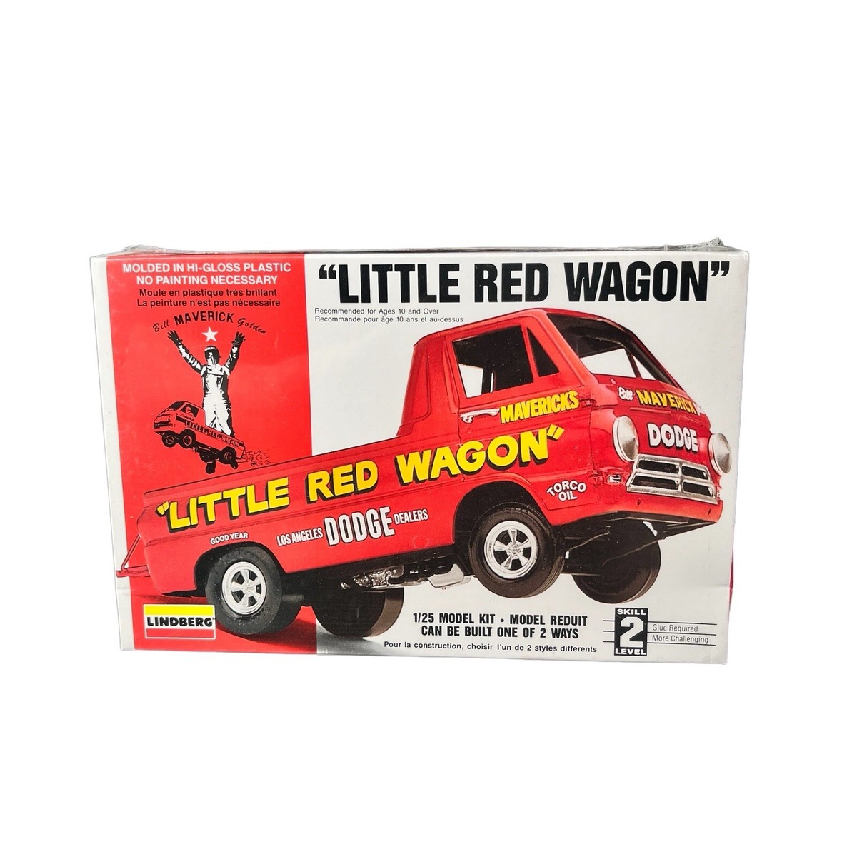 Lindberg “LITTLE RED WAGON“ FACTORY SEALED 1/25 #72158 Molded in