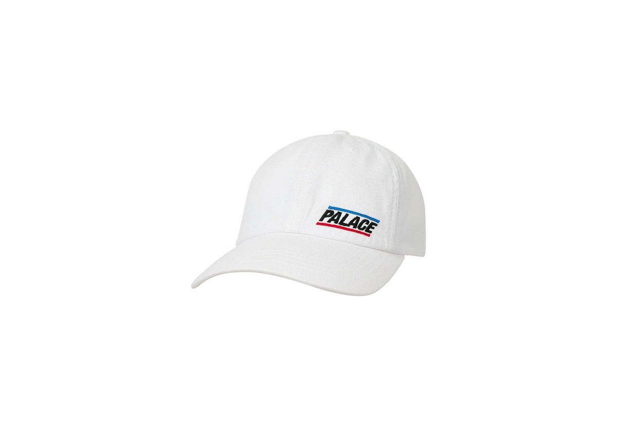 Palace Basically A 6 Panel Cap White | eBay