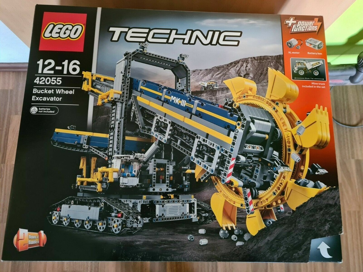LEGO Technic 42055 Bucket Wheel Excavator with instructions and