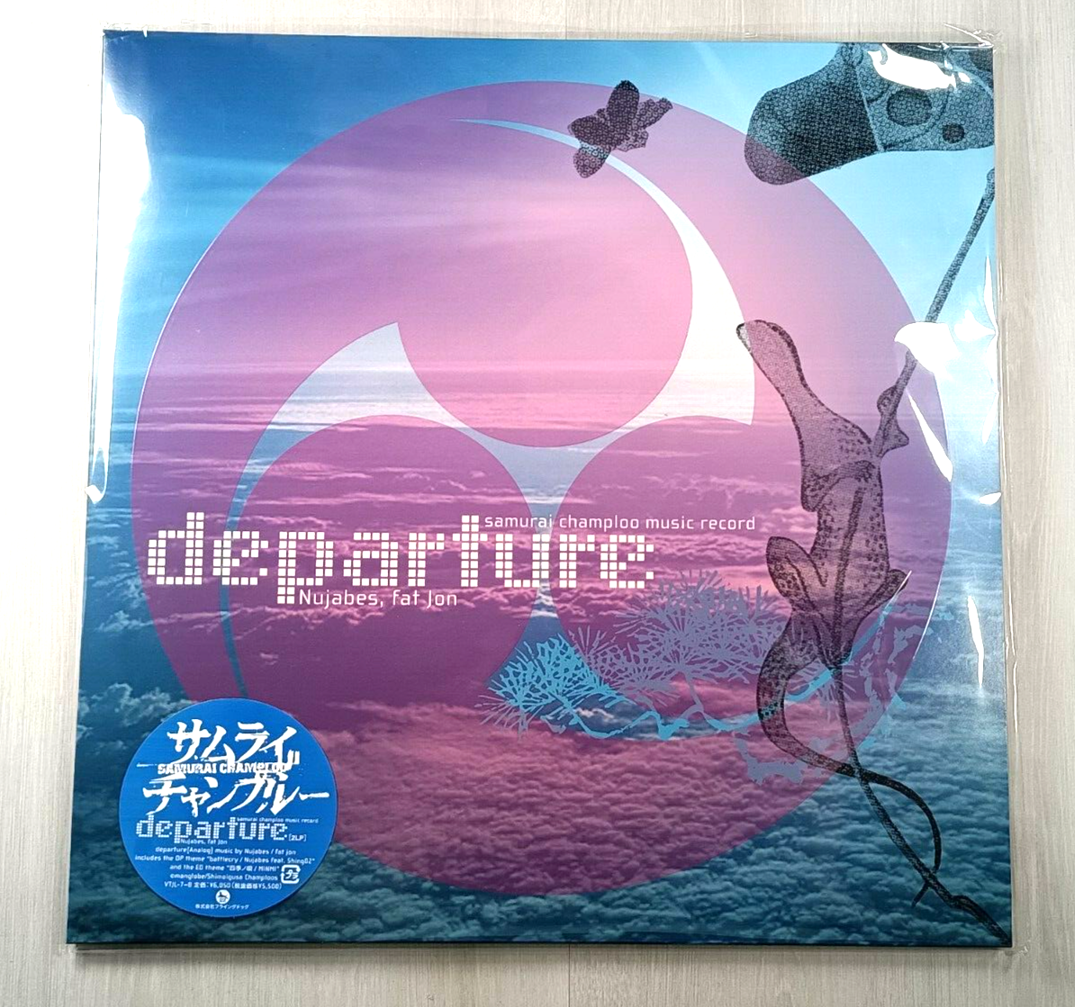 SAMURAI CHAMPLOO MUSIC RECORD DEPARTURE Nujabes, Fat jon VTJL-7~8