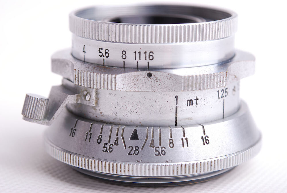 Ex+ Minolta Chiyoko Super Rokkor 45mm f/2.8 Silver Lens Leica LTM