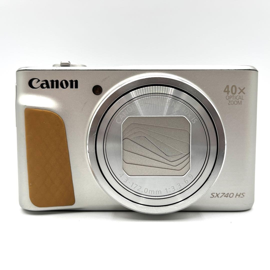 Canon PowerShot SX740 HS Silver Digital Camera w/ SD 32GB Tested