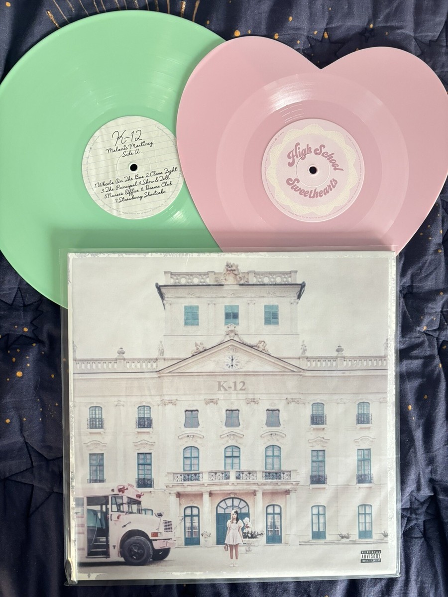 Melanie Martinez K-12 Pink Heart + Mint Green Record Exclusive