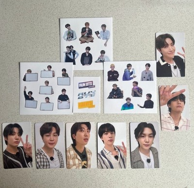 RUN BTS POLY HIGHLIGHT PACKAGE EVENT Photocard, Sticker SET 613