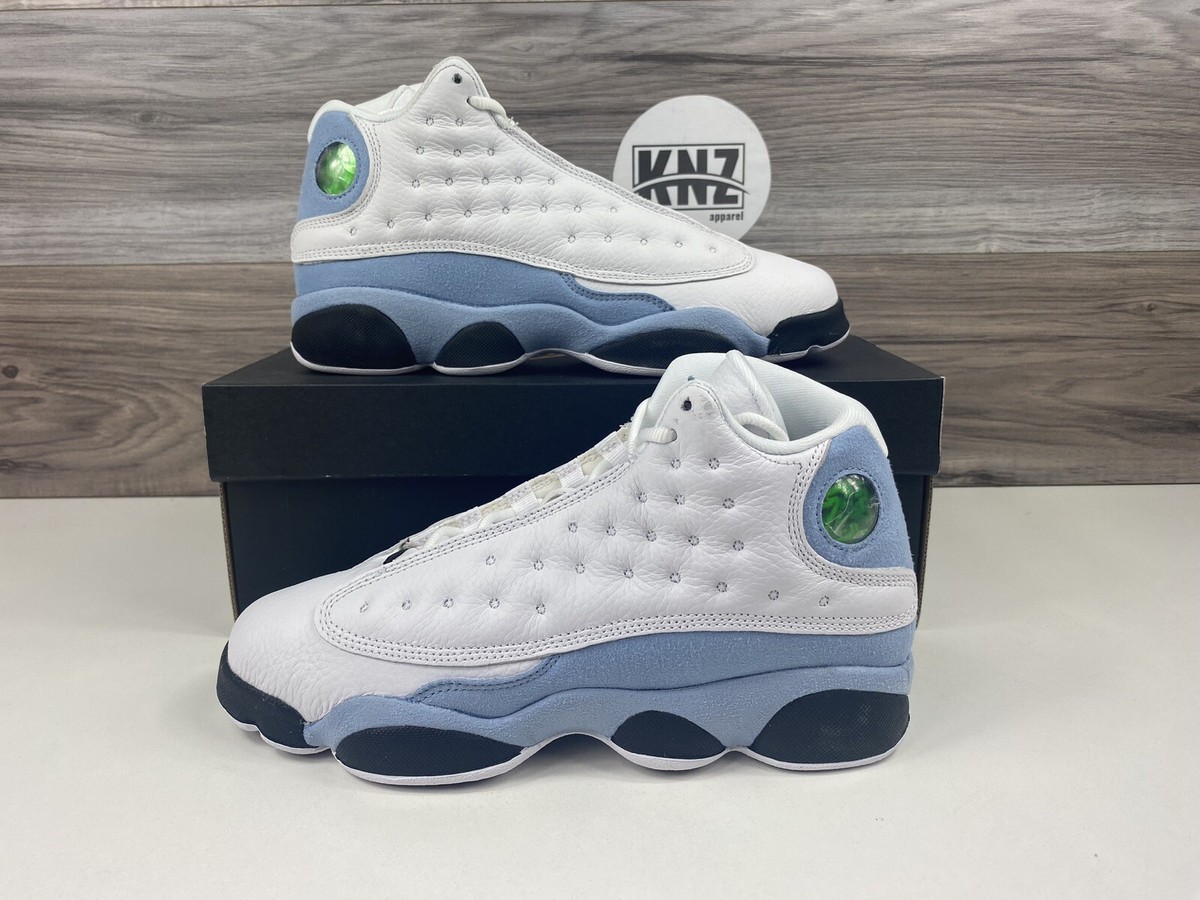 Nike Air Jordan 13 Retro White Blue Grey UNC GS Men's Shoes DJ3003